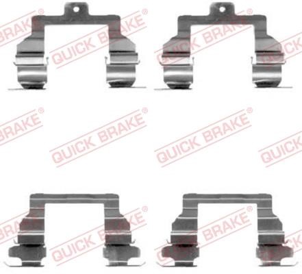 Kawe 109-1291 Mounting kit brake pads 1091291