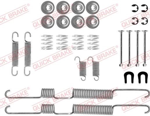 Kawe 105-0730 Mounting kit brake pads 1050730