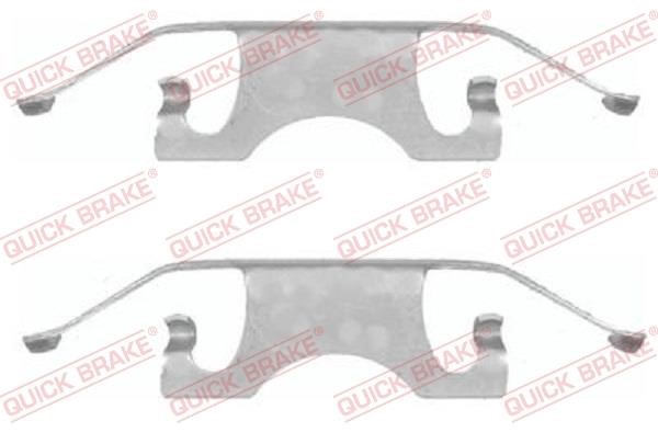 Kawe 109-1640 Mounting kit brake pads 1091640
