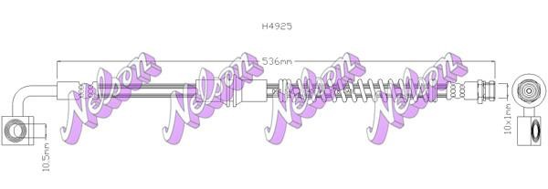 Kawe H4925 Brake Hose H4925