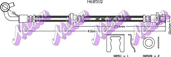 Kawe H6851Q Brake Hose H6851Q