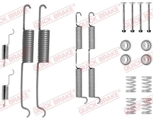 Kawe 105-0727 Mounting kit brake pads 1050727