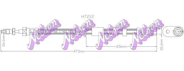 Kawe H7212 Brake Hose H7212