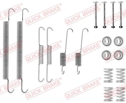 Kawe 105-0757 Mounting kit brake pads 1050757