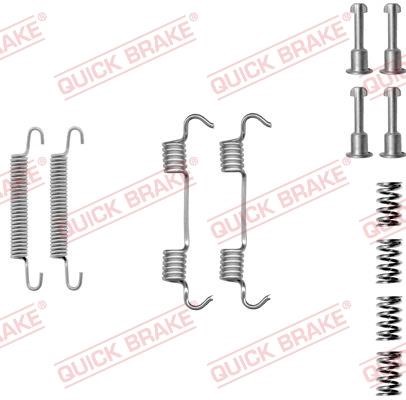 Kawe 105-0801 Mounting kit brake pads 1050801