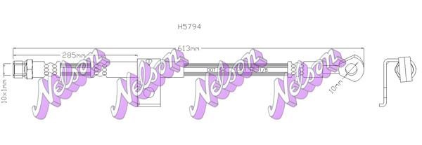 Kawe H5794 Brake Hose H5794