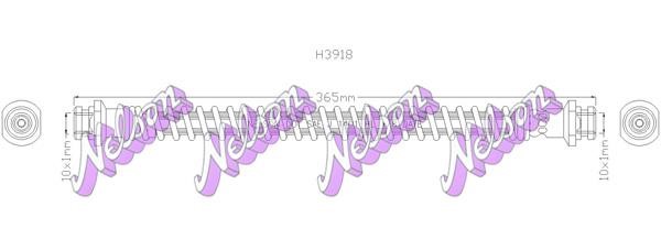 Kawe H3918 Brake Hose H3918