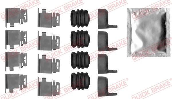 Kawe 109-0036 Mounting kit brake pads 1090036