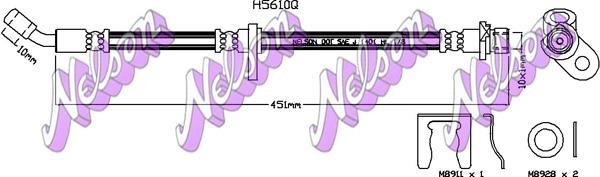 Kawe H5610Q Brake Hose H5610Q