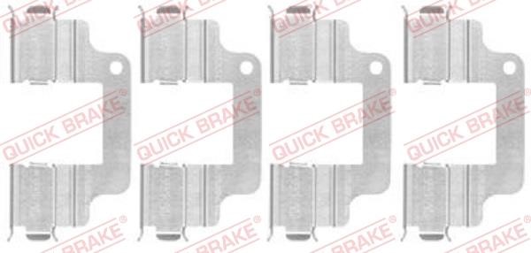 Kawe 109-1740 Mounting kit brake pads 1091740
