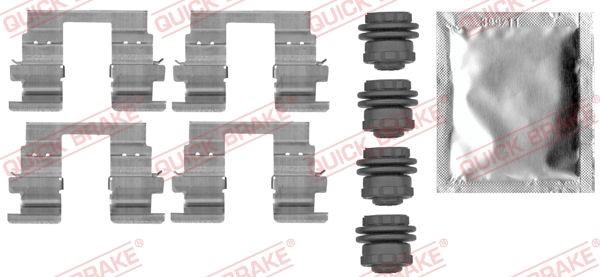 Kawe 109-0013 Mounting kit brake pads 1090013