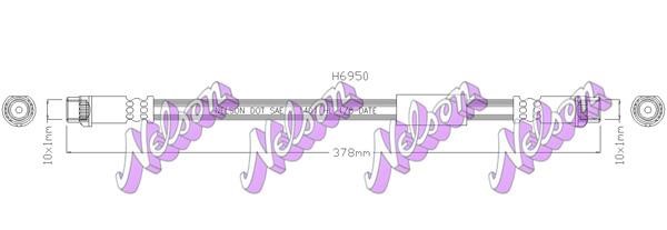 Kawe H6950 Brake Hose H6950