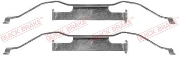 Kawe 109-1148 Mounting kit brake pads 1091148