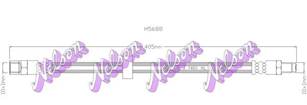 Kawe H5688 Brake Hose H5688