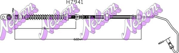 Kawe H7941 Brake Hose H7941