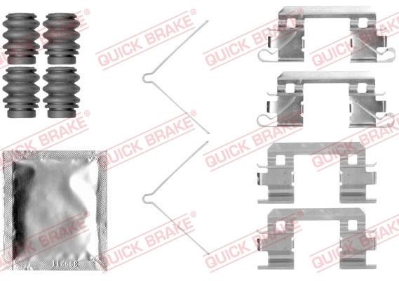 Kawe 109-1811 Mounting kit brake pads 1091811