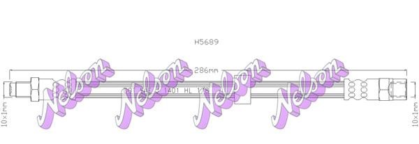 Kawe H5689 Brake Hose H5689