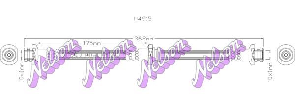 Kawe H4915 Brake Hose H4915