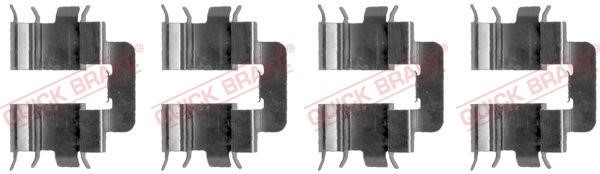 Kawe 109-1277 Mounting kit brake pads 1091277
