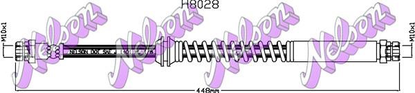 Kawe H8028 Brake Hose H8028