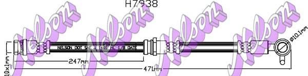 Kawe H7938 Brake Hose H7938