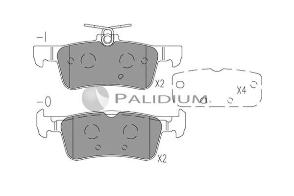 Ashuki P1-1530 Brake Pad Set, disc brake P11530