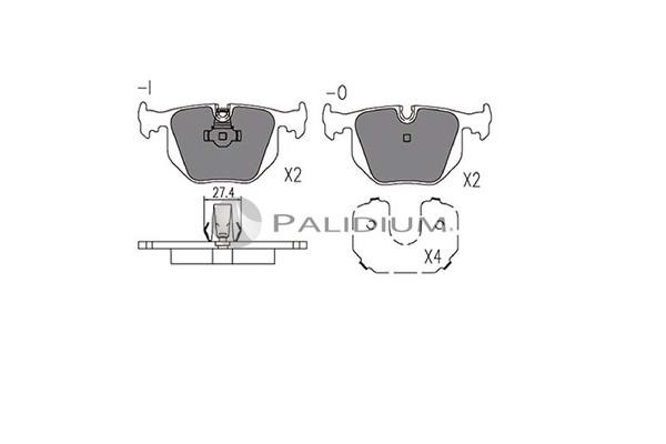 Ashuki P1-1137 Brake Pad Set, disc brake P11137