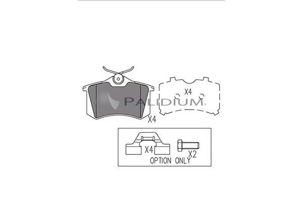 Ashuki P1-1118 Brake Pad Set, disc brake P11118