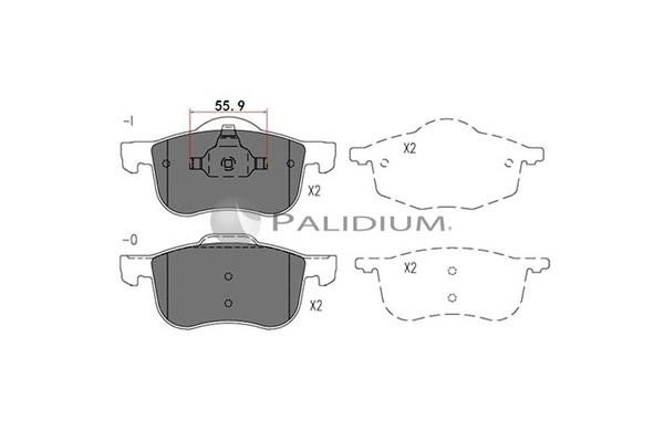 Ashuki P1-1033 Brake Pad Set, disc brake P11033