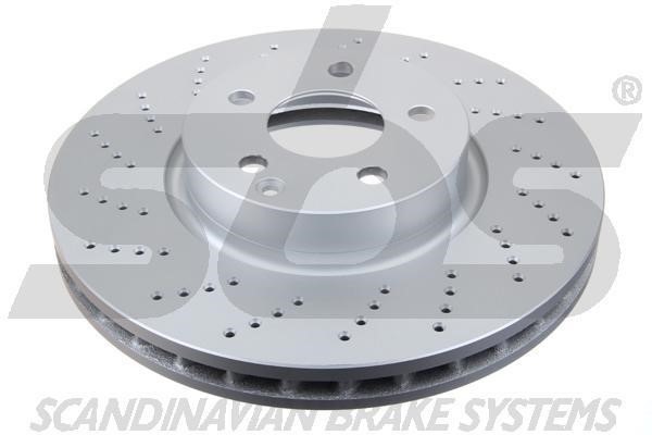 SBS 18153133102 Front brake disc ventilated 18153133102