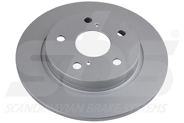 SBS 18153145123 Rear brake disc, non-ventilated 18153145123