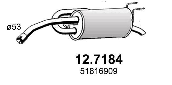 Asso 12.7184 Shock absorber 127184