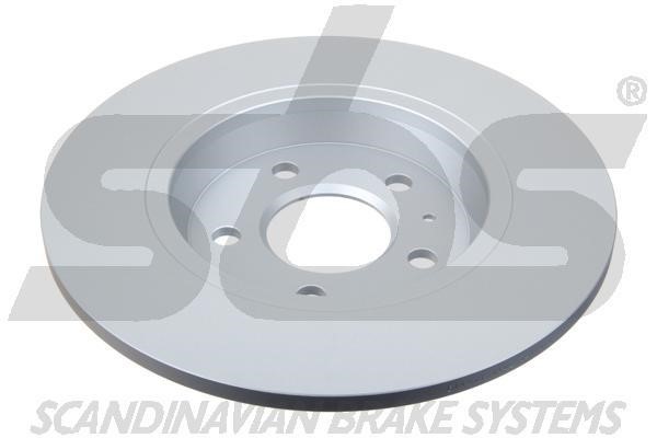 Rear brake disc, non-ventilated SBS 18153147129