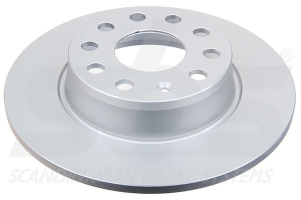 SBS 18153147137 Rear brake disc, non-ventilated 18153147137