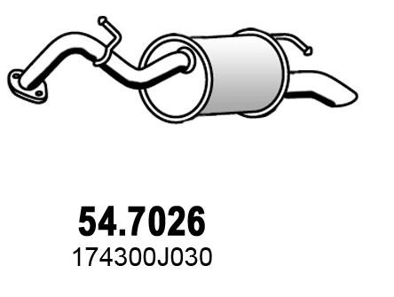 Asso 54.7026 Shock absorber 547026