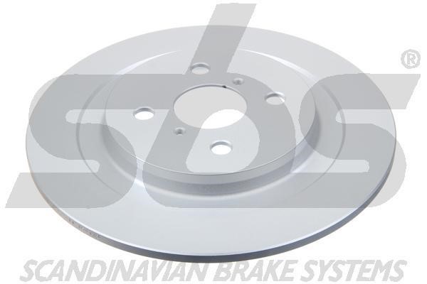SBS 18153145111 Rear brake disc, non-ventilated 18153145111