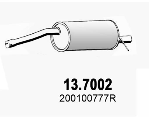 Asso 13.7002 Shock absorber 137002