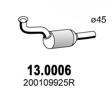 Asso 13.0006 Catalytic Converter 130006