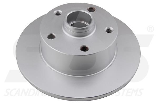 SBS 18153147120 Rear brake disc, non-ventilated 18153147120