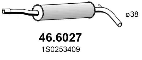 Asso 46.6027 Middle Silencer 466027