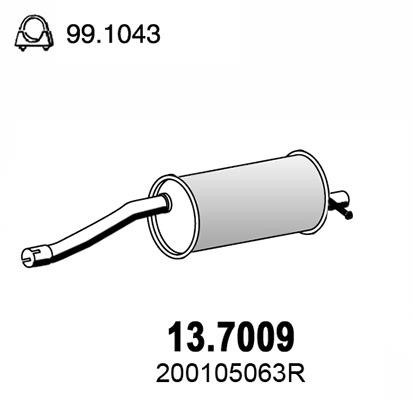 Asso 13.7009 Shock absorber 137009