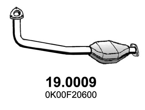 Asso 19.0009 Catalytic Converter 190009