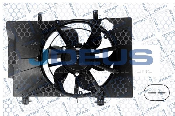 J. Deus EV0120350 Hub, engine cooling fan wheel EV0120350