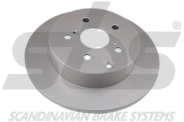 SBS 18153145136 Rear brake disc, non-ventilated 18153145136