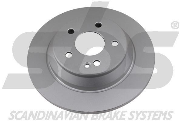 SBS 18153133130 Rear brake disc, non-ventilated 18153133130