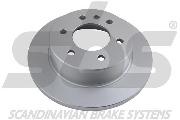 SBS 18153147122 Rear brake disc, non-ventilated 18153147122