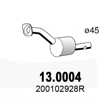 Asso 13.0004 Catalytic Converter 130004