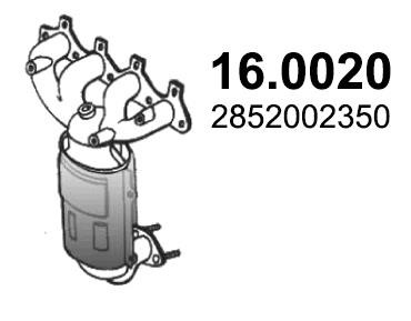 Asso 16.0020 Catalytic Converter 160020