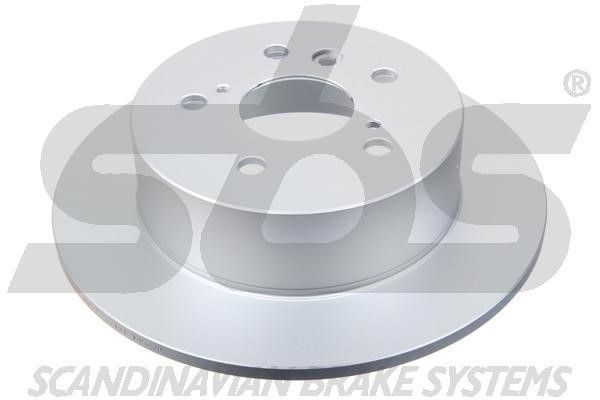 SBS 18153145159 Rear brake disc, non-ventilated 18153145159