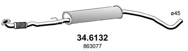 Asso 34.6132 Middle Silencer 346132